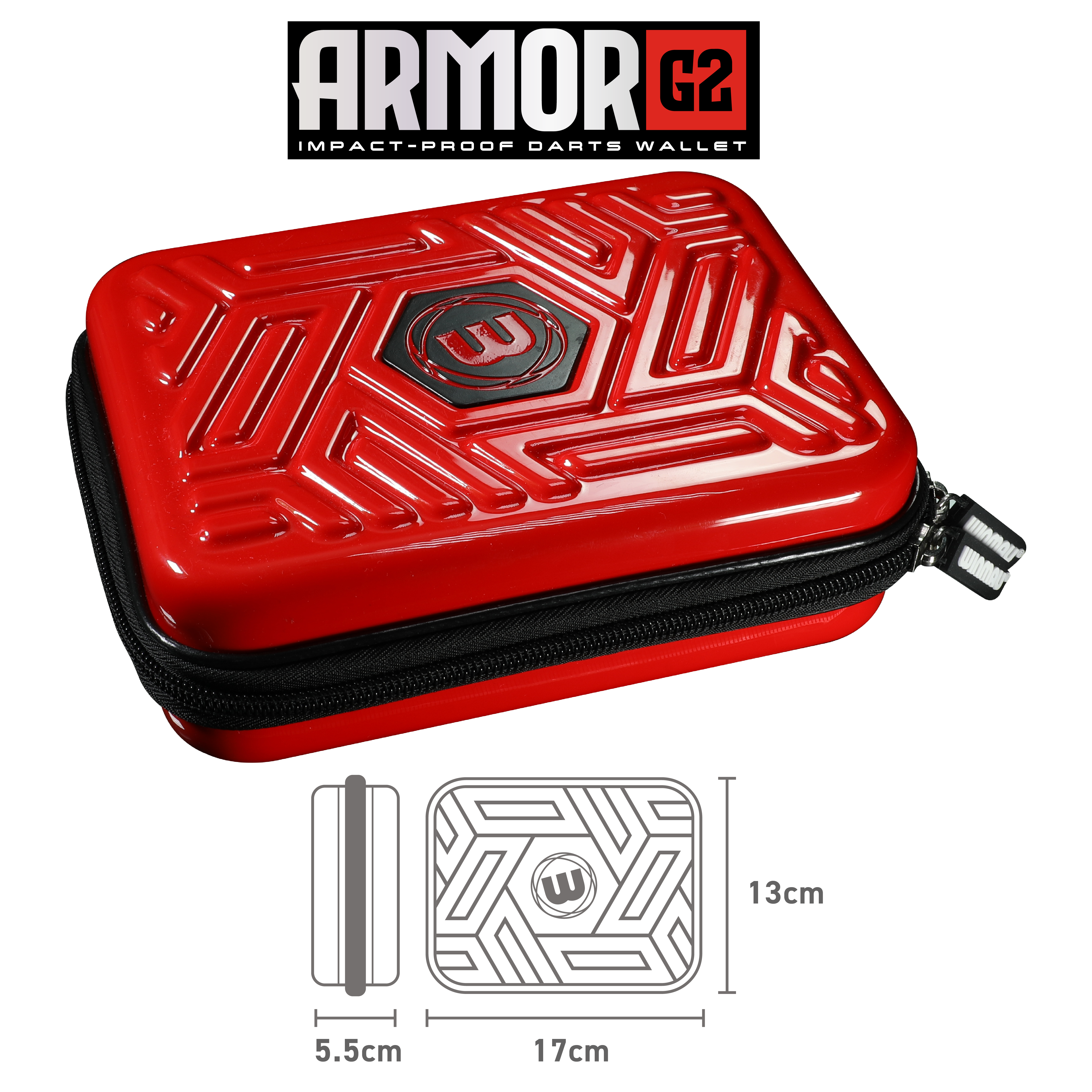 8344 Armor G2 Dart Wallet Red Image 4