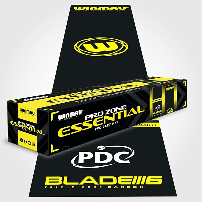 WINMAU Pro Zone Essential PVC Dart Mat with Oche Lines